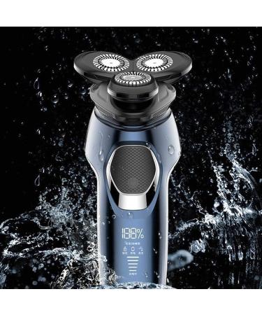 GeRRiT Electric Razor for Men - Waterproof Rotary Shaver Cordless Travel USB Rechargeable Beard Trimmer & LED Display Perfect Gift for Husband & Dad - Buy Online on GoSupps.com