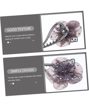 MAGICLULU Headgear Hair Barrettes Hair Clip Hair Pin Clips for Thick Hair Rhinestone Headpiece for Women Rhinestone Barrettes for Women Twist Clips for Hair Barrettes for Hair Twist - Buy Online on GoSupps.com