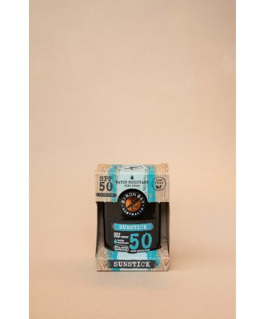 Byron Bay Australia Sunstick SPF 50 - UVA & UVB Instant High Protection Water Resistant & Surf Proof with Shea Butter - Coconut Scent 25g - Buy Online on GoSupps.com