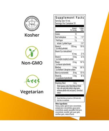 Gaia Herbs Floradix Epresat Liquid Herbal Supplement | 17 fl oz - Boost Your Health Naturally - Buy Online on GoSupps.com