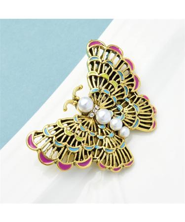 Pin Jewelry Gifts for Women Fashion Accessories Vintage Butterfly Brooch Ladies Enamel Palace Style Insect Party Brooch Cardigan Coat Brooch Brooches & Pins - Buy Online on GoSupps.com