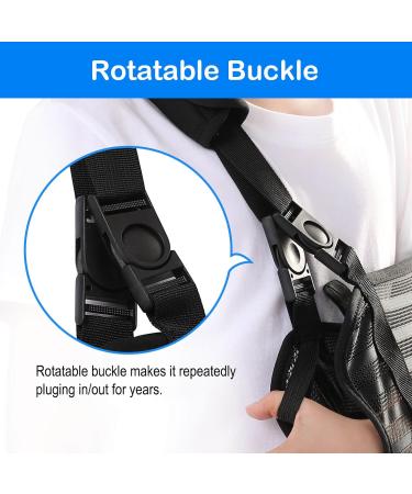 Kids Arm Sling for Shoulder Injury | Breathable Mesh Fabric Shoulder Immobilizer for Boys & Girls | Removable Strap | Large Size for Showering & Beach Use - Buy Online on GoSupps.com