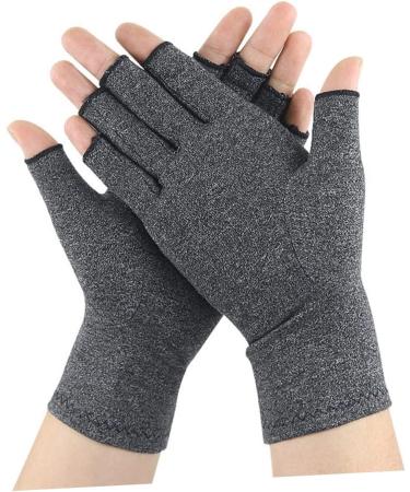 Buy Healvian Half-Finger Gloves for Men & Women - Thumb Protection Physiotherapy Support | International Shipping - Buy Online on GoSupps.com