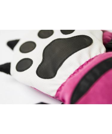 Veyo Kids Mittyz Waterproof Mittens | No Thumb Holes | Baby & Toddler Gloves | Pink Tiger Paw (Medium 2-4 Years) - Buy Online on GoSupps.com
