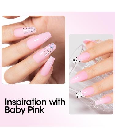 Gellen 60g Poly Nail Gel - Baby Pink Nail Extension & Strengthener for DIY & Salon - Easy Application for Professionals & Beginners - Buy Online on GoSupps.com