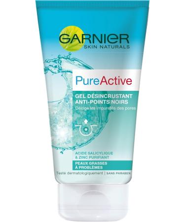 Garnier Pure Active Anti-Blackheads Deep Cleansing Gel 150 ml - Pack of 3 - Buy Online on GoSupps.com