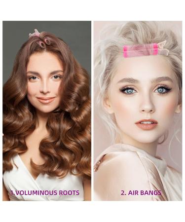 6 Pcs Volumizing Hair Clips for Instant Root Volume - Velcro Hair Roller Clips for Women - Buy Online on GoSupps.com