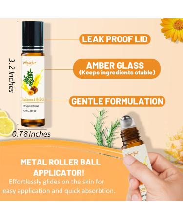 3 PCS Frankincense Essential Oil Blend Oils Roll On Patchouli Myrrh Rosemary Essential Oils Vitamin C Roller for HIPS Hands Shoulders and Legs Skin Care Soothing 0.33 Fl Oz (Pack of 3) - Buy Online on GoSupps.com
