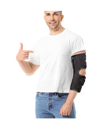 Ellenbogen bandage for cubital tunnel syndrome adjustable elbow rail for clamping the ulnaris nerve arm rail immobilizer for postoperative tendon infections for left and right S/M - Buy Online on GoSupps.com