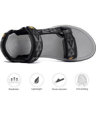 CAMEL CROWN Men's Waterproof Hiking Sandals with Arch Support - Black, Size 11 - Buy Online on GoSupps.com