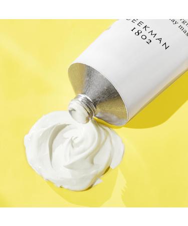 Beekman 1802 Milk Glaze Clay Face Mask - 10% Lactic Acid Dead Sea Mud & Kaolin Fragrance-Free Sensitive Skin 2.3 oz Cruelty Free - Exfoliate & Purify Pores - Buy Online on GoSupps.com