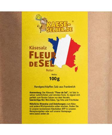  kaese-selber.de Fleur de Sel Sea Salt 100 g - Buy Online on GoSupps.com