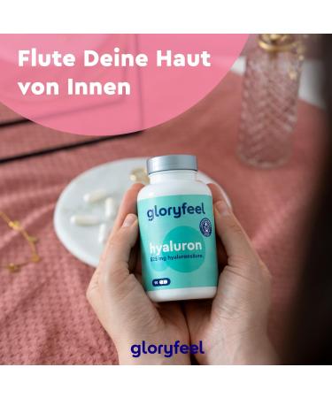 High-Dose Hyaluron Capsules - 525mg Hyaluronic Acid Vegan 90 Capsules - Lab Tested Made in Germany - Buy Online on GoSupps.com