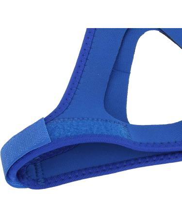 Minifinker Breathable Chin Strap - Anti Snoring Solution with Hook and Loop Design (Blue) - Buy Online on GoSupps.com