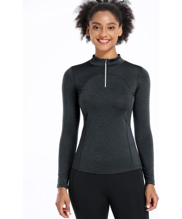 CADMUS Women's Compression Long Sleeve Shirts 3 Pack - X-Large, Hiking, Running, Dry Fit Tights - Black, Navy Blue & Blue - Buy Online on GoSupps.com