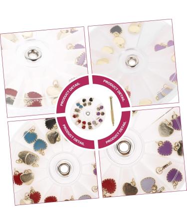 Ipetboom 1 Set Nail Pendant Nail Tools Nail Art Jewelry Dangle Nail Jewelry Nail Charms Nail Diy Pendant Decors Nail Art Decoration Nail Decor Alloy Drilling Tool Perforation 8x8cm Colorful - Buy Online on GoSupps.com