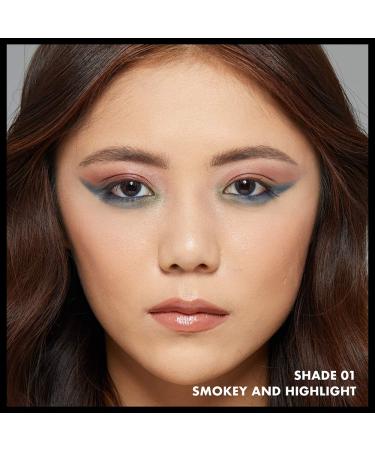 NYX Ultimate Shadow Palette - Smokey & Highlight | Eyeshadow Palette - Buy Online on GoSupps.com