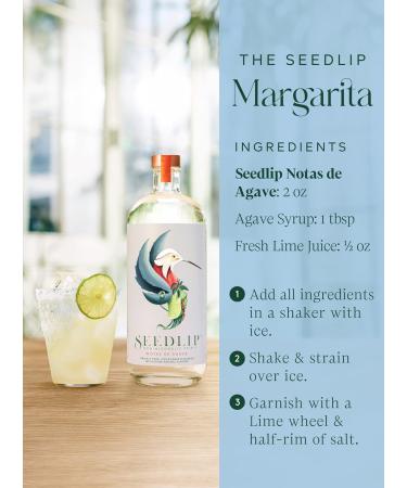 Seedlip Notas De Agave - Non-alcoholic Spirit 6 Pack Bundle | Calorie Free Sugar Free | Spirits Alternative | Alcohol Free Cocktails | Pack of 6 X 23.7fl oz) - Buy Online on GoSupps.com