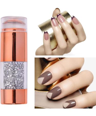 M/E Double Head Nail Stamp Set | Manicure Tools with Scrapers & Diamond Transfer | DIY Nail Art Essentials - Buy Online on GoSupps.com
