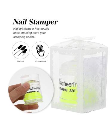 Beaupretty Clear Jelly Nail Art Stamp - Diamond Manicure Kit with Dual-Head Silica - Perfect for French Nail Designs & International Shipping - Buy Online on GoSupps.com