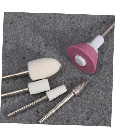 HONMEET 2 Boxes Nail Grinding Head Kit Drill Bits for Nails Nail Bit Nail Polishing Head Manicure Nail Gel Polish Nail Art Kit Home Pedicure Kit Para U as Nail Kits Nail Polisher Kit White - Buy Online on GoSupps.com