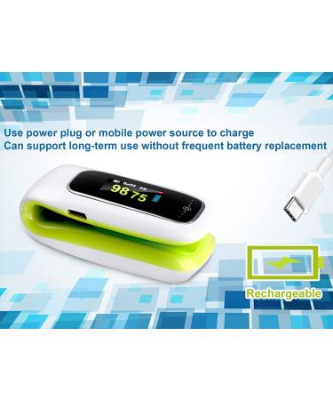 Bluetooth Rechargeable Pulse Oximeter Fingertip | SmileCare Oxygen Meter with Heart Rate Monitor | Blood Oxygen Saturation Monitor for Adults | Free App for iOS & Android - Buy Online on GoSupps.com