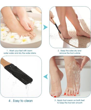 Dimeho Pedicure Foot Files Callus Remover Professional Foot Rasp Double Side Pedicure Feet Scrubber Reusable Scraper File Brush Tools for Cracked Heels Dead Bath Pedicure Salon - Buy Online on GoSupps.com