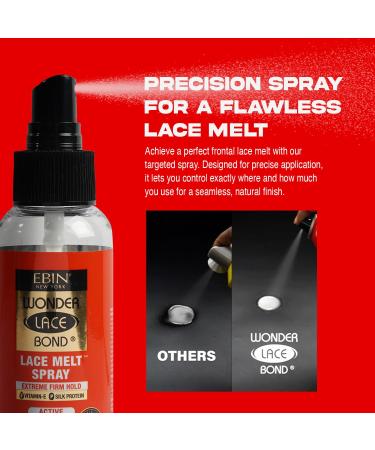 Lace Melt Spray - Active 8 fl.oz./250ml | Flawless Natural and Seamleass Finish No Reside Long Lasting Formula with Protecting Edges Perfect for Wigs 8 fl.oz./250ml Active - Buy Online on GoSupps.com