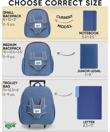 Naturally KIDS Small Unicorn Backpack for 3-4 Year Old Girls - Purple Toddler Backpack with Stuffed Animal - Perfect Gift for Girls - Includes Pockets & Reflective Logo - Buy Online on GoSupps.com