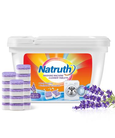 NATRUTH Washing Machine Cleaner Descaler 30 Pack Deep Cleaning Washer  cleaner Tablets For HE Front Loader & Top Load Washer