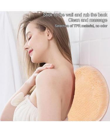 Foot Scrubber for Shower | Shower Foot Scrubber Massager Cleaner | Improves Foot Circulation Scrubs Feet Clean Non Slip with Suction Cups Cleaner Massager for Dead Skin Orange - Buy Online on GoSupps.com