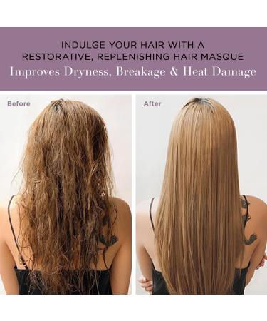 Unwash Hydrating Masque Hair Treatment - Deep Conditioning Cream Mask for Dry Damaged Hair Color-Safe Argan Oil Shine | 13.5 Fl Oz - Buy Online on GoSupps.com