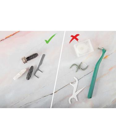 Geordinary Sustainable Tooth Cleaning Set - 6x Activated Carbon Dental Floss | Bamboo & Corn | 180m for Effective Tooth Whitening - Buy Online on GoSupps.com