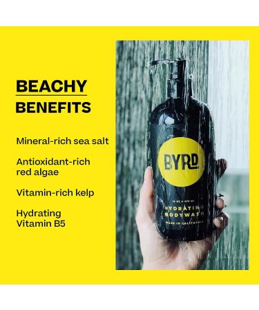 BYRD Hydrating Body Wash - Sulfate-Free Daily Cleanser with Green Tea & Aloe Vera - 16 Fl Oz - Buy Online on GoSupps.com