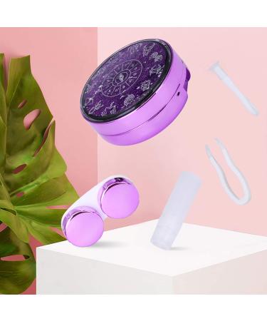 Exceart Portable Contact Lens Container - Travel Eye Case with Mirror | Invisible Violet & Purple Contact Cases - Buy Online on GoSupps.com