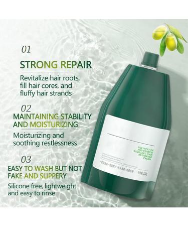 Polypeptide Keratin Hair Repair Cream Polypeptide Keratin Moisturizing and Smoothing Repair Cream Keratin Hair Mask Deep Conditioner - Buy Online on GoSupps.com