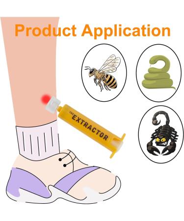 Bug Bite Suction Tool - Insect Bite and Bee Sting Extractor Kit | Portable Bug Bite Relief Set for Outdoor Activities | Effective Poison Removal & Itch Reduction - Buy Online on GoSupps.com