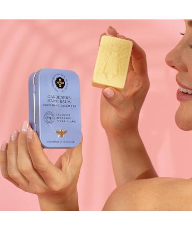 Moisturising Solid Hand Cream Bars | For Dry & Sensitive Hands Gardeners Scent | Natural Hand Cream | Luxury Gift | Cruelty Free | Edinburgh Skincare Company - Buy Online on GoSupps.com