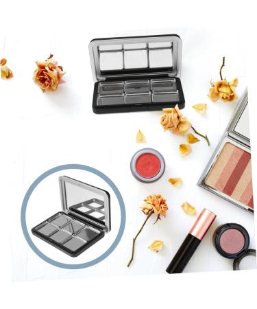 FOYTOKI 1 Set Eye Shadow Box DIY Blusher Container Fillable Eyeshadow Container Refillable Blusher Container Travel Eyeshadow Container Refillable Lipstick Container Makeup Supplies - Buy Online on GoSupps.com