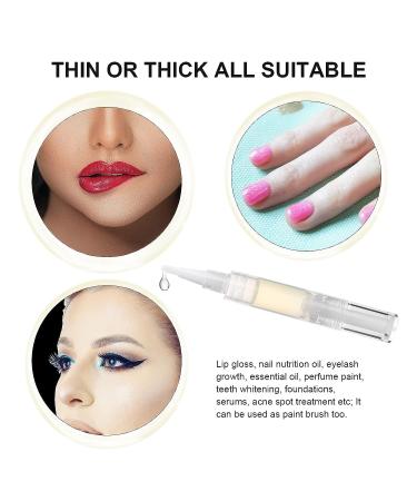 UPZIGS 5ml Transparent Twist Pen - Cuticle Oil Applicator, Nail & Eyelash Growth, Lip Gloss Container - 5 Pack - Buy Online on GoSupps.com