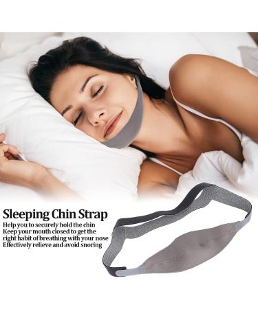 Anti-Slip Snoring Chin Strap for Improved Sleep Quality - Breathable & Skin-Friendly for Men and Women - Buy Online on GoSupps.com