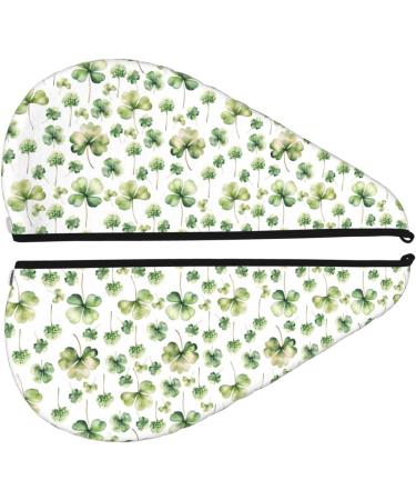 Hair Towel Wrap for Quick Drying | Button Towel Turban for Effortless Hair Care | Ideal for St. Patrick's Day - Buy Online on GoSupps.com