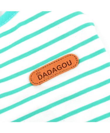 Buy Paidful British Little Dog Shirt - Soft Cotton Striped Cat Vest for Puppies & Small Breeds | Summer Pet T-Shirt for Chihuahua & Yorkie | L 30cm Green - Buy Online on GoSupps.com