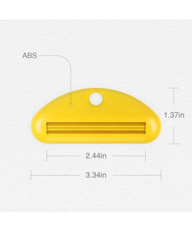 DIGITBLUE Toothpaste Tube Squeezer 2 Pack - Multipurpose Dispenser Squeezer (Yellow) - Buy Online on GoSupps.com