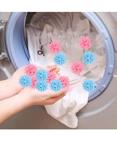 Tainrunse Laundry Wash Ball Washing Machine Laundry Cleaning Ball Remove Dirt Mini Blue & Pink - Buy Online on GoSupps.com