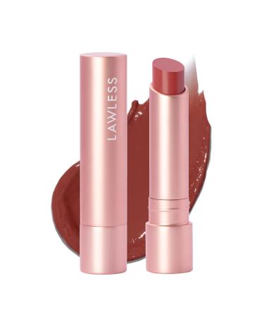 LAWLESS Forget the Filler Lip Plumping Line Smoothing Tinted Balm - Georgie - Premium Tinted Lip Balm with Natural Ingredients to Plump and Smooth Lips for a Firmer Fuller Look - 0.09 oz