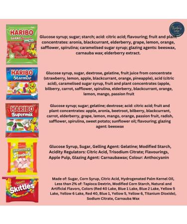Ultimate Sweet Hamper Gift Box | Haribo Drumstick Skittles | Treat Size Perfect For Birthdays Special Occaisions And Sharing | Strawberry Ledge - Buy Online on GoSupps.com