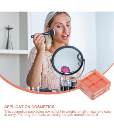 Minkissy 6-Piece Empty Eyeshadow Box Set | Travel-Friendly Acrylic Cosmetic Trays & Blushing Palettes - Buy Online on GoSupps.com