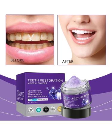Tooth Restoration Mineral Powder Tooth Mineral Powder Teeth Whitening Powder Effective for Strengthening Teeth and Gums Protecting Gums (1) - Buy Online on GoSupps.com
