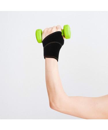 Buy Healifty Sports Wristband Set - Adjustable Neoprene Wrist Support for Running Basketball Yoga & Fitness | Carpal Tunnel Brace - Buy Online on GoSupps.com